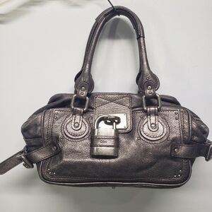 Chloe Metallic Leather Bag
